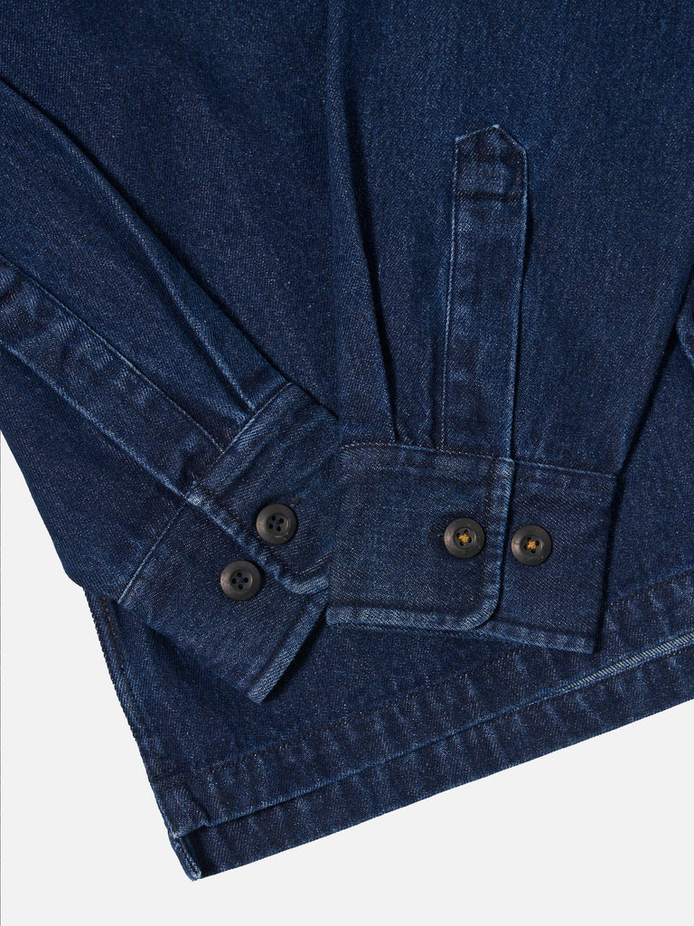 Indigo Work Denim Fatigue Shirt