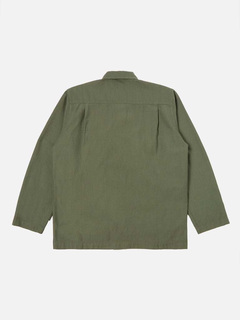 Dockside Jacket - Olive Slub Sateen