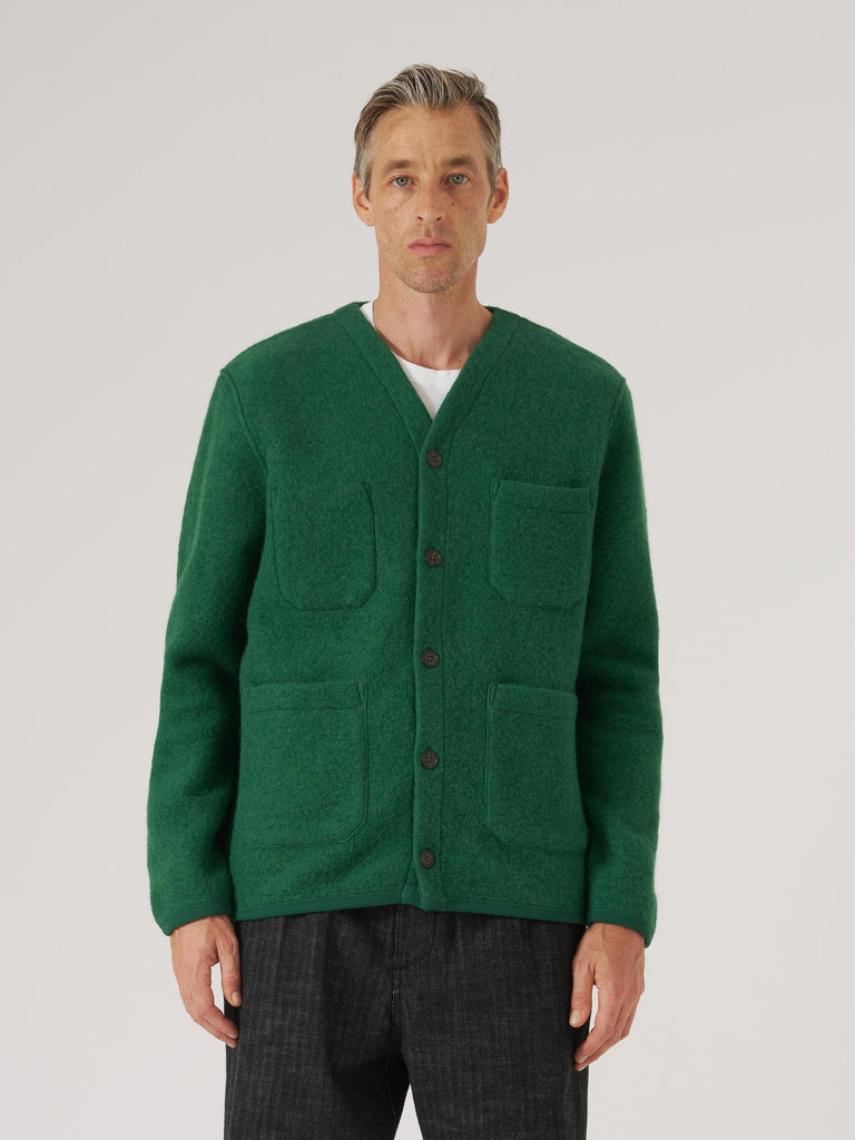 Wool Fleece Cardigan