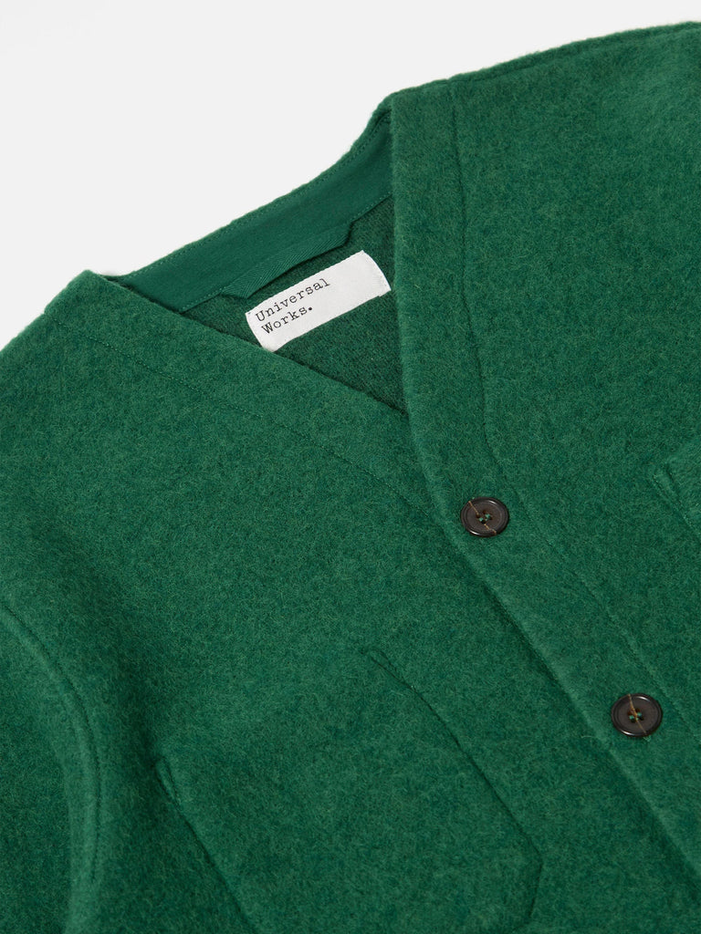 Wool Fleece Cardigan