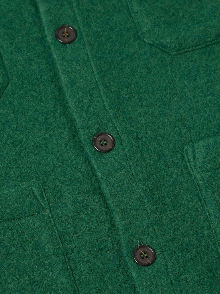 Wool Fleece Cardigan
