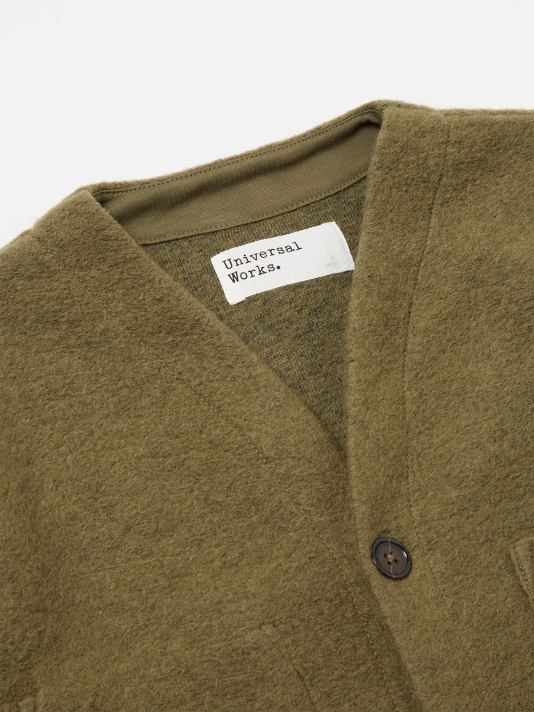 Wool Fleece Cardigan