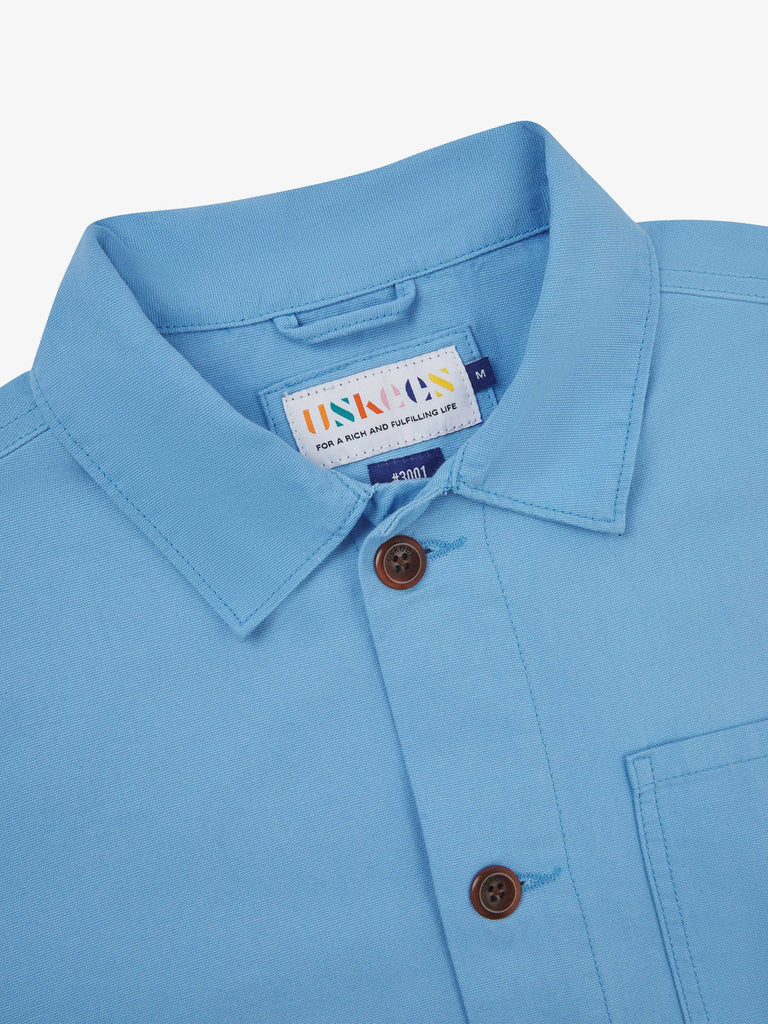 3001 Canvas Overshirt - Powder Blue