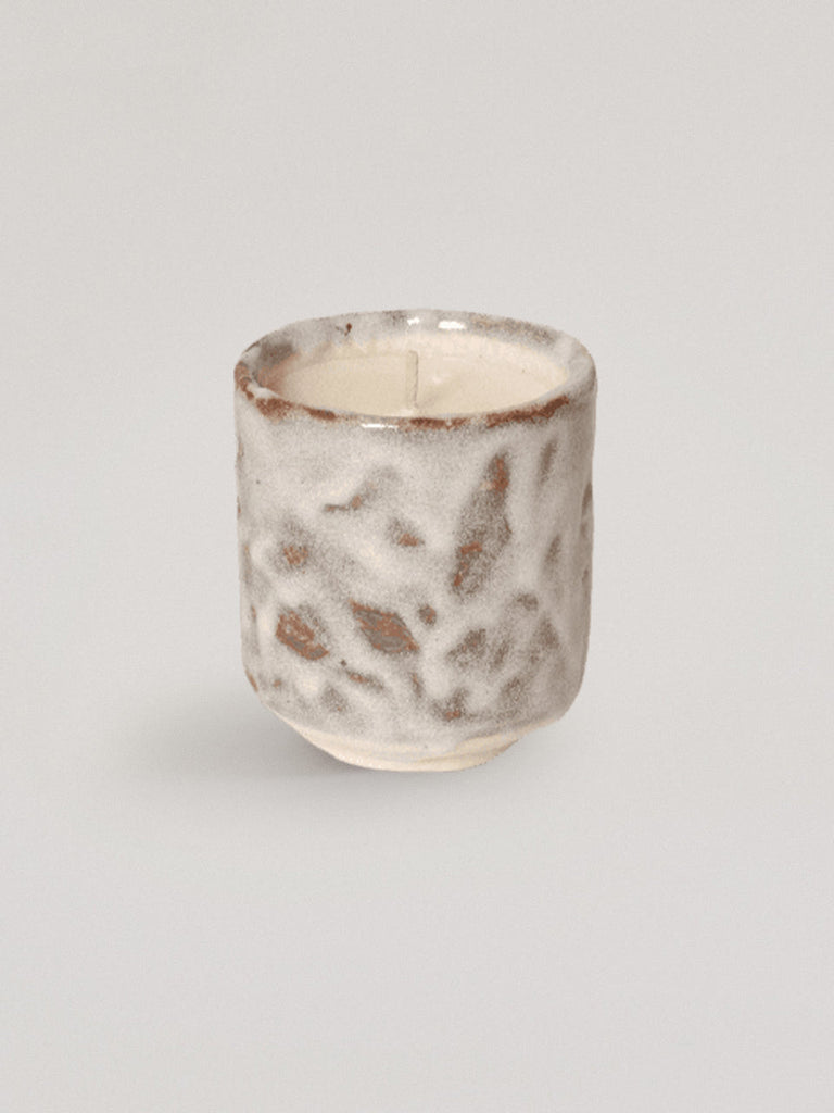 Nukata Ceramic Candle - White