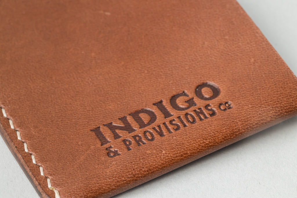 Indigo & Provisions Card Sleeve Brandy