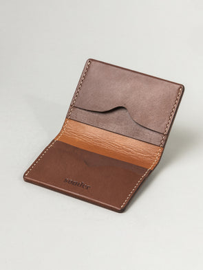 Driving Wallet Brandy W/ Tan